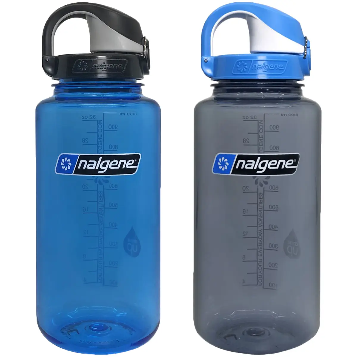 Nalgene Sustain 32 oz. Portable, Washable, Reusable Plastic Leakproof On The Fly Wide Mouth Water Bottle