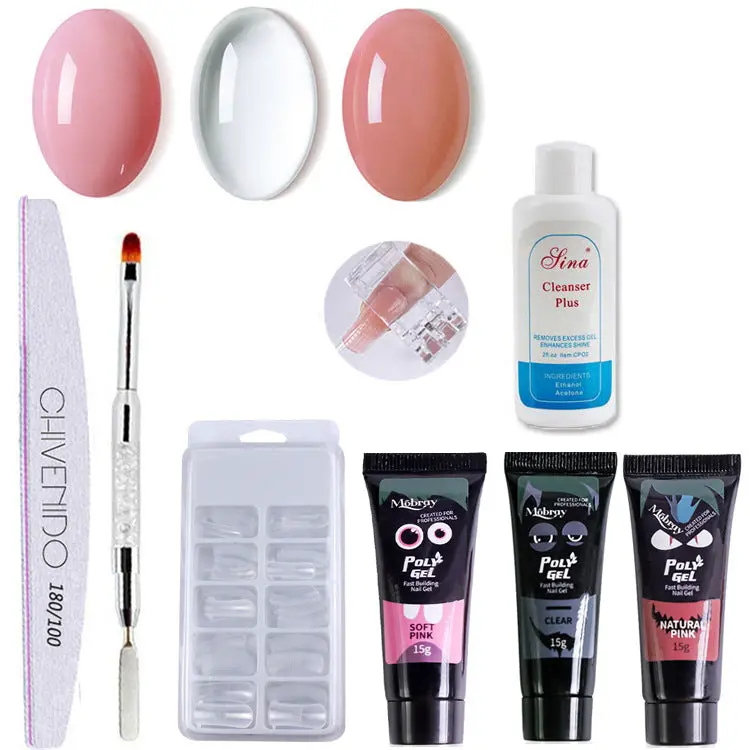 Polygel Nail Extensions Set