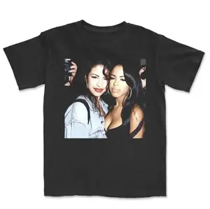 Selena Quintanilla And Aaliyah Dream Collab T-Shirt, Music Band T-Shirts, 90s Retro Shirt, Country Music Tees, Vintage Graphic Tee, Unisex Shirt Womenswear Menswear Top Streetwear Oufits, Gift For Men