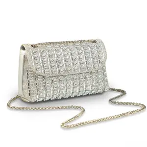 Tote Bag for Women Premium, Elegant Evening Handbag with Chain, Delicate Shoulder Bag Crossbody Purse