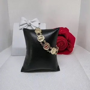 Valdiviajewery #2224 Virgin Bracelet, 14k Gold Plated, High Quality