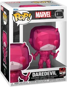 Funko Pop: Daredevil 60th Anniversary - Daredevil - (Facet) - Marvel Comics - Collectable Vinyl Figure - Gift Idea - Official Merchandise - Toys for Kids & Adults - Superheroes Fans Anime Mystery Box Collectible Figures