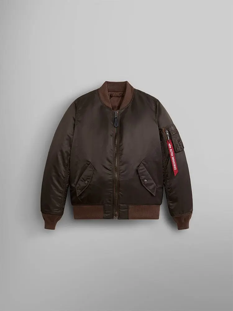 MA-1 BOMBER JACKET WOMENS (CHOCOLATE)