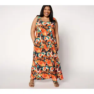Attitudes by Renee Regular Como Jersey Pleatastic Waist Dress