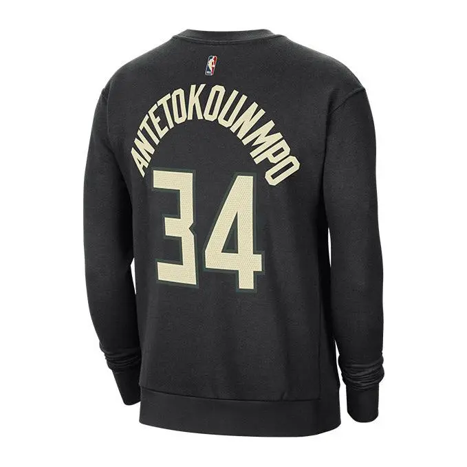 Jordan 2022 Statement Edition Giannis Antetokounmpo Milwaukee Bucks Crewneck Sweatshirt