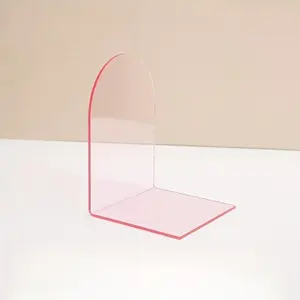 1pc Clear Acrylic Book Stand - Perfect for Displaying Books and Magazines on Desks, Countertops, and Shelves