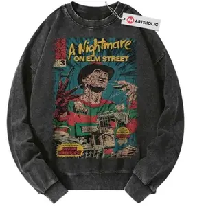 Freddy Krueger Sweatshirt, A Nightmare on Elm Street Sweatshirt, Halloween Sweatshirt, Horror Sweatshirt, Vintage Sweater