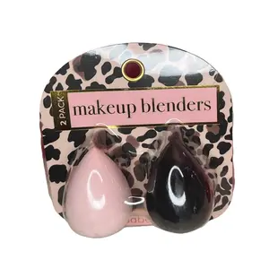 2-Pack Beauty Blenders — Pink & Black | Soft Blend Makeup Sponge Duo