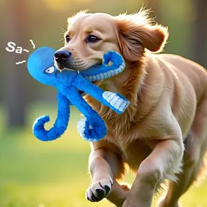 Durable Dog Chew Toy, Interactive Pet Toys, Sound Effects, Pulling Rope Design, Ideal for Keeping Dogs Busy, Zy-001 Model
