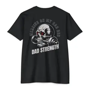 Working On My Dad Bod Fitted Tee