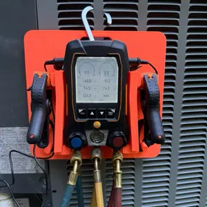 Heavy Duty Testo 550s Manifold Holder for HVAC Techs | Wall or Van Mount