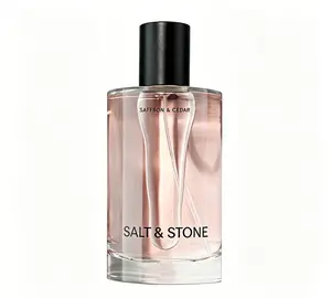 Salt & Stone Saffron & Cedar Hair & Body Mist 3.4 fl oz 100ml, Skincare Infused Unisex Fragrance Spray, Hydrating Scent Enriched with Glycerin & Red Algae, Vegan Cruelty-Free Long Lasting Daily Fresh Aroma for Men Women