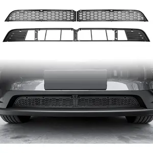 Premium Grille Mesh Inserts - Front Air Inlet Vent Grille Cover Replacement for 2026 Tesla Model Y Juniper (Not Fit 2026 Standard & Performance) - Automotive Exterior Accessory