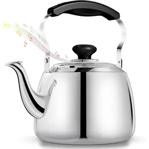 Kettle, Stainless Steel Stovetop Whistling  Kettles 2L, Mirror Polished  Grade Stainless Steel  Kettle Stovetop