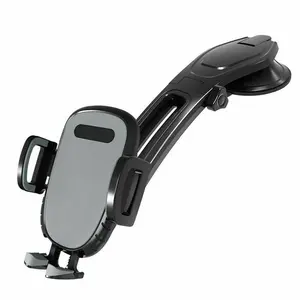 Universal 360° Rotatable Car Phone Mount Holder, Ultra Strong Suction Cup Long Arm Dashboard & Windshield Cell Phone Stand, Gravity Adjustable Auto Lock GPS Mount for iPhone 15 14 13 Pro Max, Samsung S24 S23, All Smartphones & Trucks