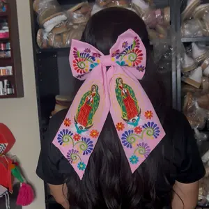 Embroidery large bow