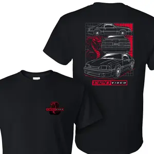 Retro Foxbody Mustang Graphic T-Shirt, Classic American Muscle Car Tee for Men and Women, Cotton Vintage Auto Enthusiast Gift 2025 Trend men  gifts