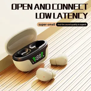 Ultra-Mini True Wireless Earbuds Bluetooth-compatible 5.4 LED Battery Display Touch Control Lightweight Comfortable Fit for Music Lovers Wireless Earphones Wireless Earphone TWS