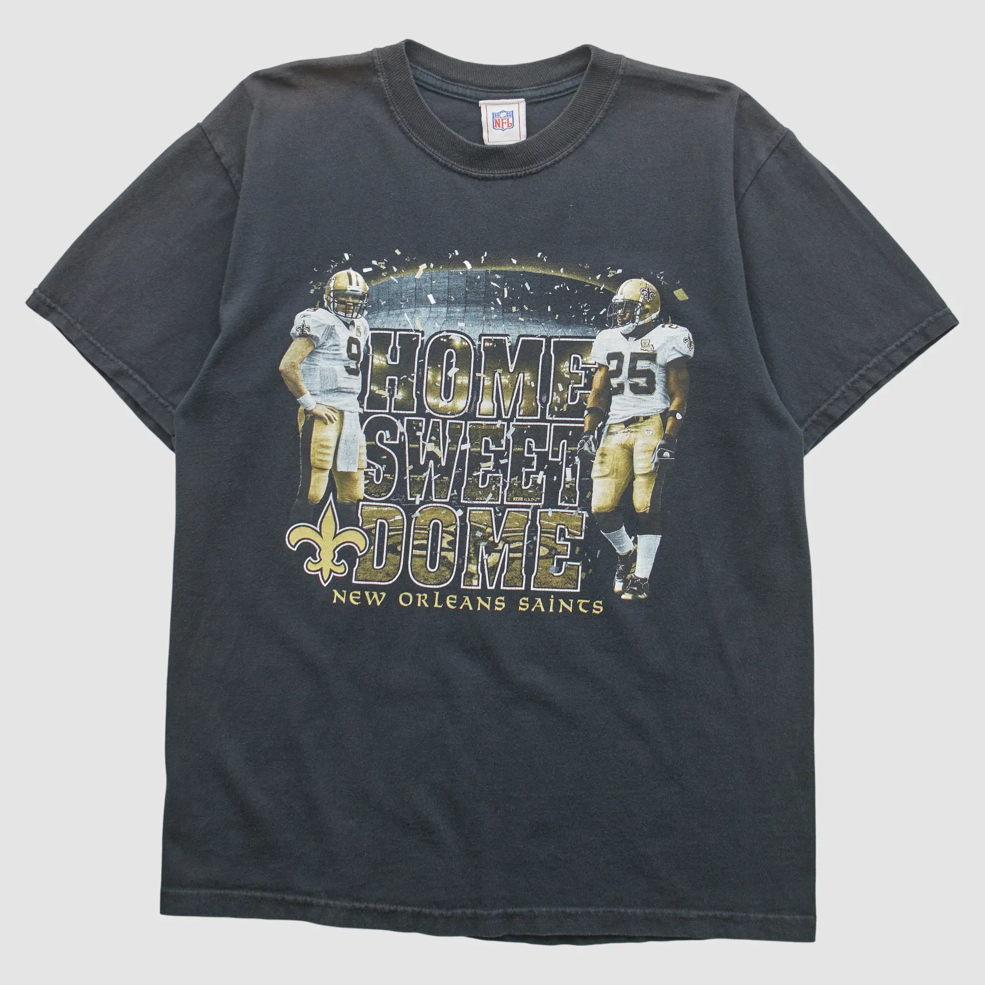 New Orleans Saints 2000s T-Shirt - Black - S