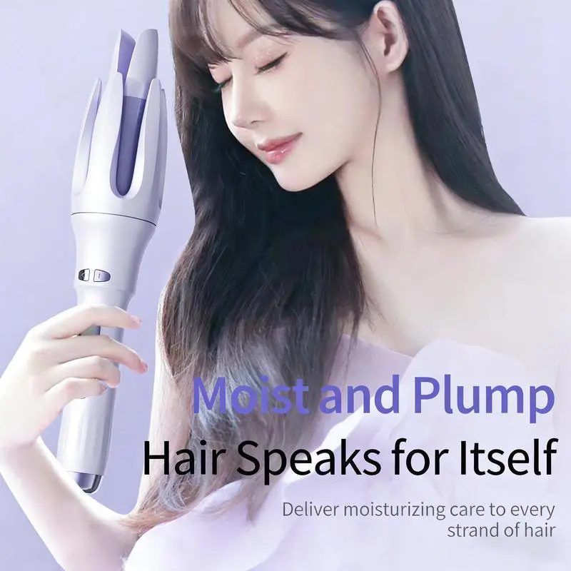 Automatic Rotating Curl Wand for Bouncy Curls,1.25 curling iron,comfort hair curler,tool electric rotary curler,blowout curling iron,adjustable temp,quick styling