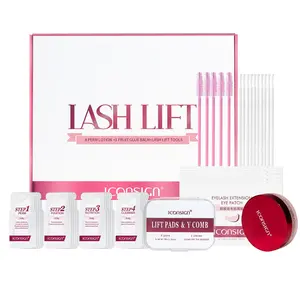 Eyelash Lift Kit, 1 Set Eyelash Perming & Tinting Kit, Professional Semi-permanent Curling Eyelashes Kit, Eye Makeup Tool for Women, Cosmetic, Eyelash Separator Tool, Eyelash Tools