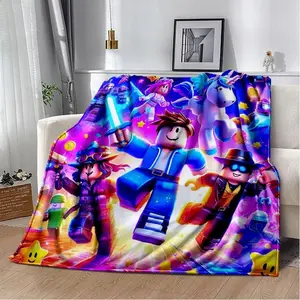29 Style  R-Robloxs Cartoon Game Gamer Soft Blankets,Keep Warm Throw Blanket Comfortable Blanket for Beds Sofa Home Bedroom