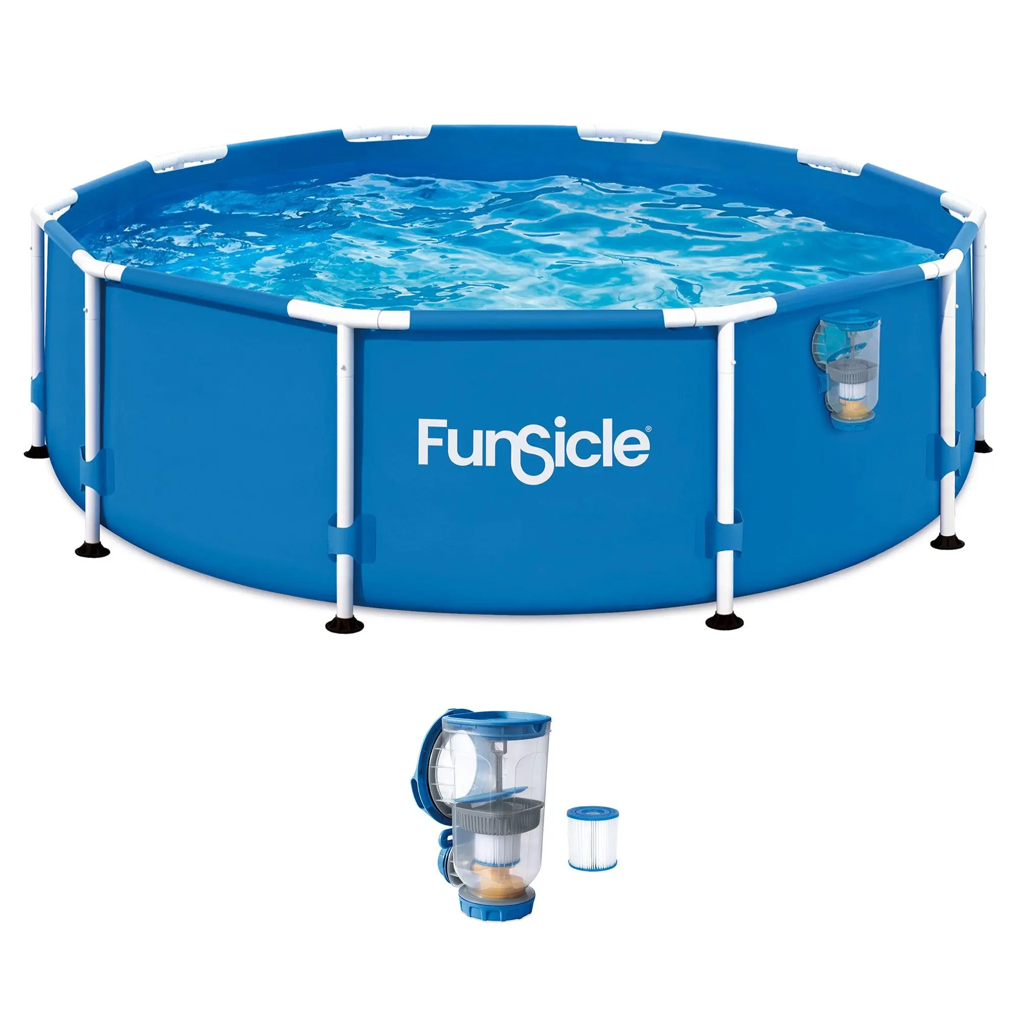 Funsicle 10' x 30" Outdoor Activity Round Frame Above Ground Swimming Pool Set
