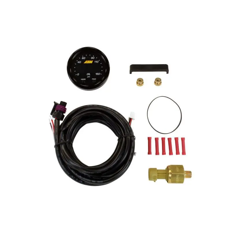AEM X-Series 0-150 Oil Pressure Gauge Kit