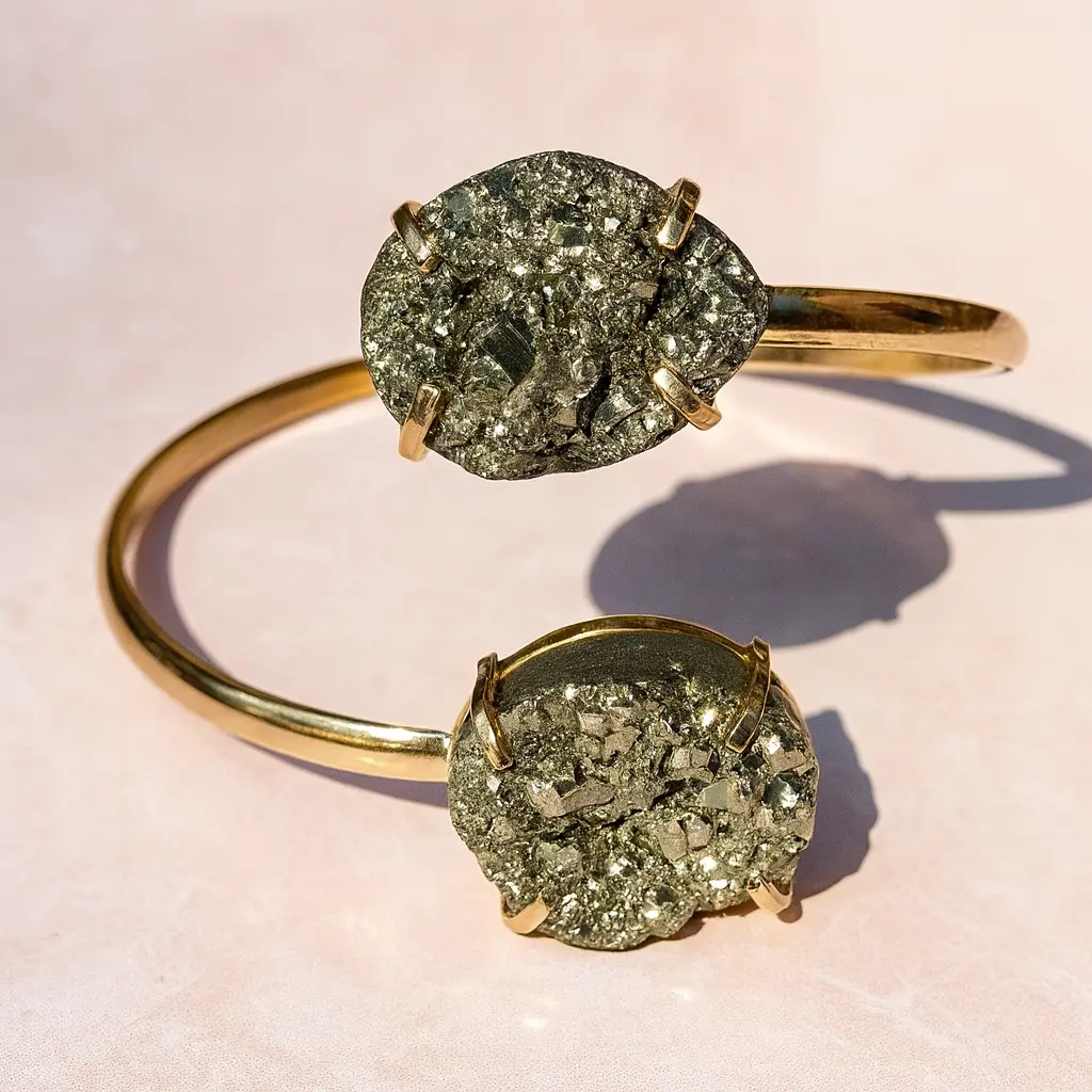 Gold Pyrite Bracelet | Money, Success and Protection