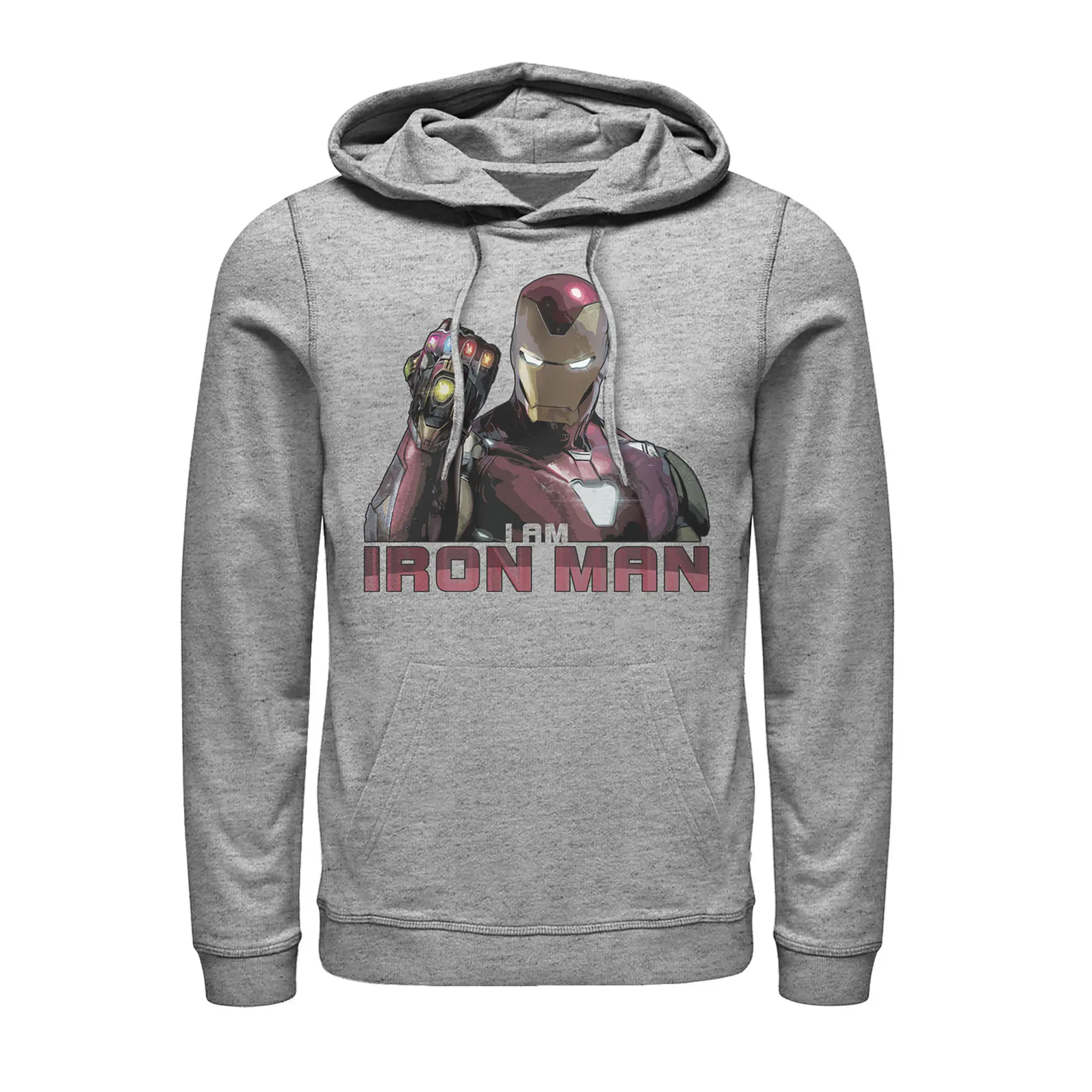 Men's Marvel Avengers: Endgame I Am Iron Man Pull Over Hoodie