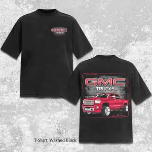 Retro GMC Trucks L5P Sierra HD Duramax Men's Short Sleeve Cotton, GMC Classic Pickup Apparel, Square Up Vintage Truck Shirt, Automotive Clothing Menwear, Old School Pickup Graphic Tee, Truck Lover Gift