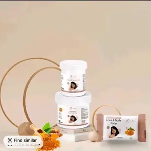 Turmeric Face & Body Set – Moisturizing Cream & Cleansing Soap (3-Piece Set)
