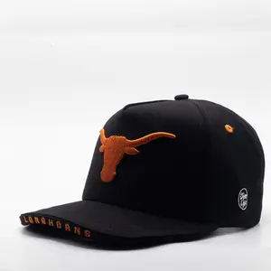 Texas Longhorns Clear Design Black $Bill Hat