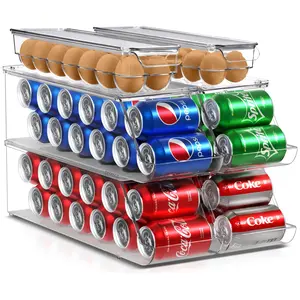 Sorbus 4 Stacka ble Can Holder & 2 Egg Holders with Lid