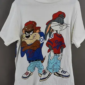 [Sale off to 50%] Retro Looney Tunes Taz Bugs Bunny Hip Hop T-Shirt Soft Cotton Casual Top for Men & Women, Summer Streetwear Vibe
