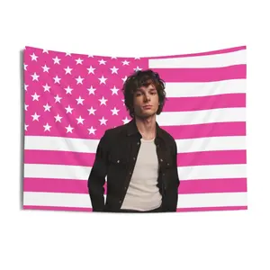 Mason Thames Tapestries, Mason Thames Pink Flag, Mason Thames Indoor Wall Tapestries