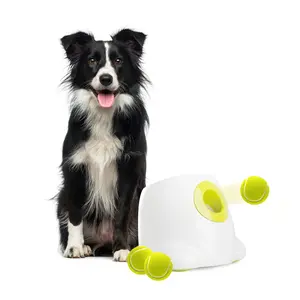 Hyper Fetch Maxi Automatic Ball Launcher Interactive Dog Toy--with 3 tennis balls All For Paws