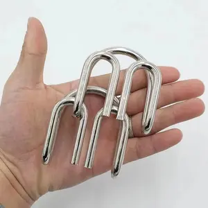 Big Size Brain Teasers Metal Wire IQ Puzzles For Adults Kids Educational Toys Disentanglement Games Juegos De Ingenio Habilidad