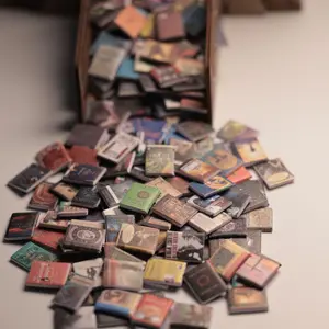 Miniature Book Set 5/15/30pcs, Anti-Anxiety Decorative Books, Stress Relief Desk Accessories, Ideal Gift for Family or Office Display, Sculpture Desk Decor, Collectible Room Decor