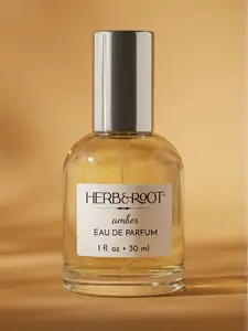 Herb & Root Amber Perfume for Women or Men - Comforting, Warm, Sweet, Resinous - Vegan and Cruelty Free - Made in the USA nlog  perfume
