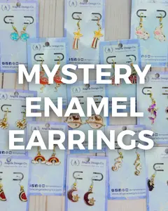 Mystery Enamel Earrings