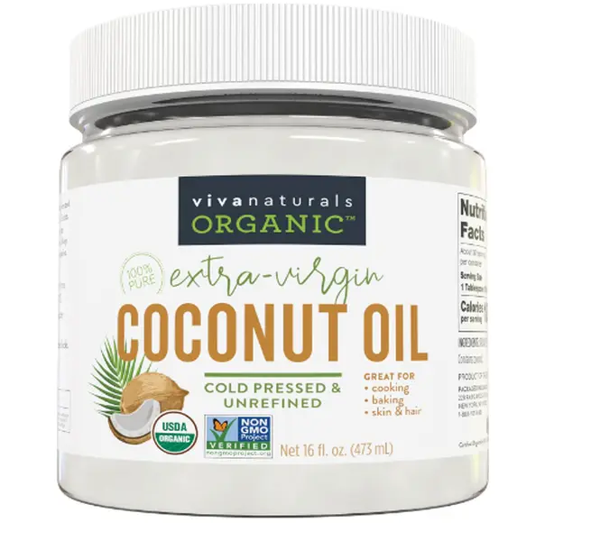 Virgin Coconut Oil, 16 fl oz - Non-GMO, Cold-Pressed and Unrefined Coconut Oil Organic Certified - Natural Flavour Coconut Oil for Cooking and Baking