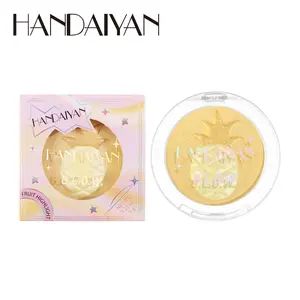 Handaiyan Fruits Highlighter - Jam Blush Strawberry, Shimmery Finish, Elegant Design, Perfect for Highlighting, Shade Lightweight