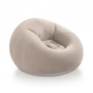 Inflatable Lazy Sofa, Foldable Portable Air Couch for Indoor Outdoor Camping Bedroom