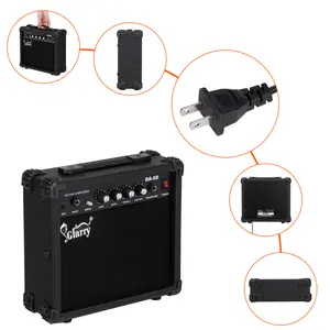 20w Electric Guitar Amplifier fuzz  pedals Portable Electric Bass Combo Amp tube  amps studio mic studio recording extra light gifts  for  musicians music studio equipment tool live performance music  accessories student
