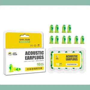 Ear Plugs for Sleeping 35dB Noise Cancelling Ear Plugs for Concerts & Noise Reduction, Earplugs for Sleep, Snoring Airplane Musician Calmer, Silicone Earplugs Reusable Concert Ear Plug +5Tip