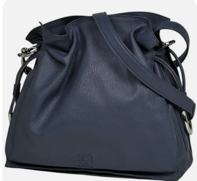 Pre-owned Loewe leather Shoulder Bags Anagram MM Shoulder Bag flamenco Shoulder Bag 4000021459876