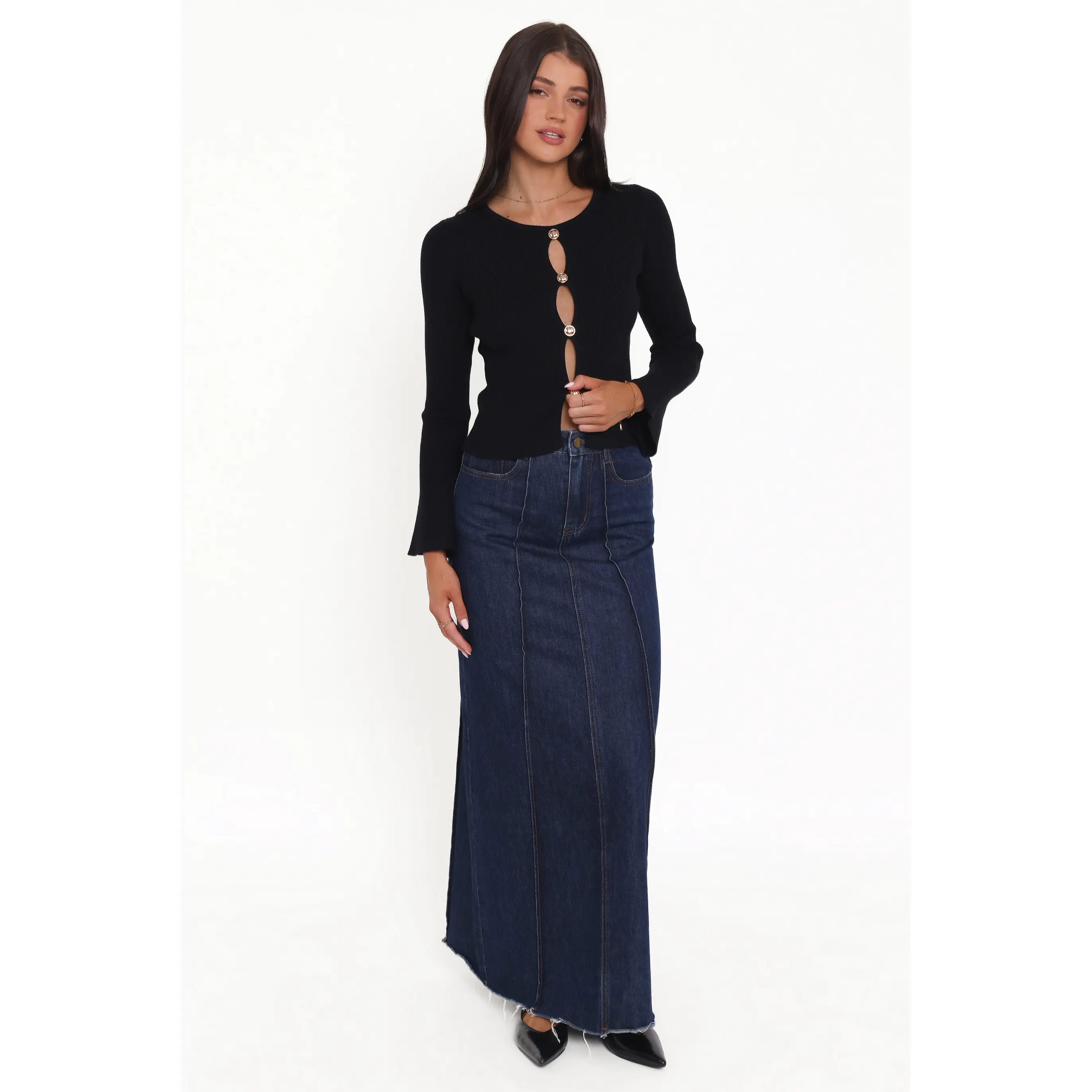 Rosienna Knit Top - Black