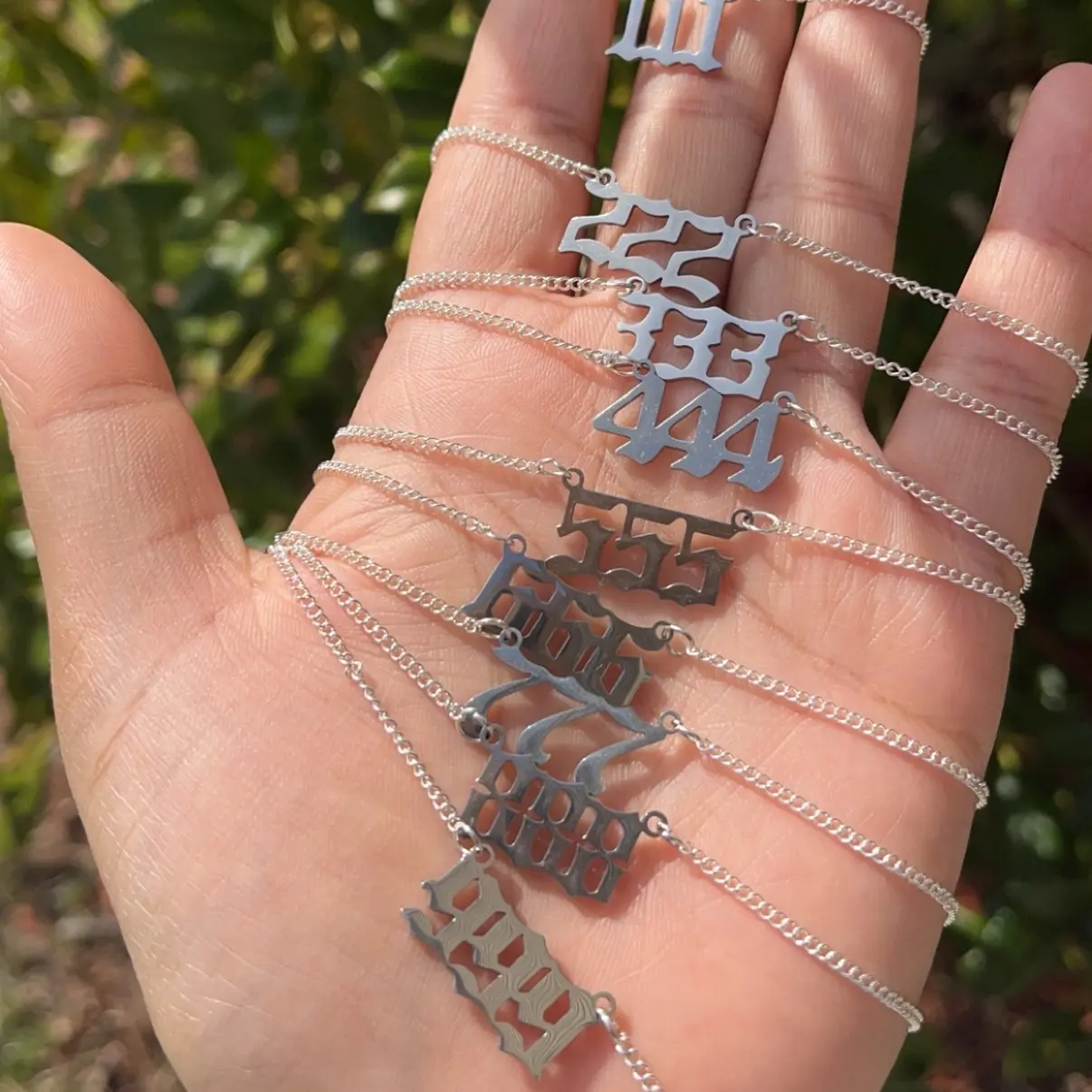 Angel Number Necklace (333)