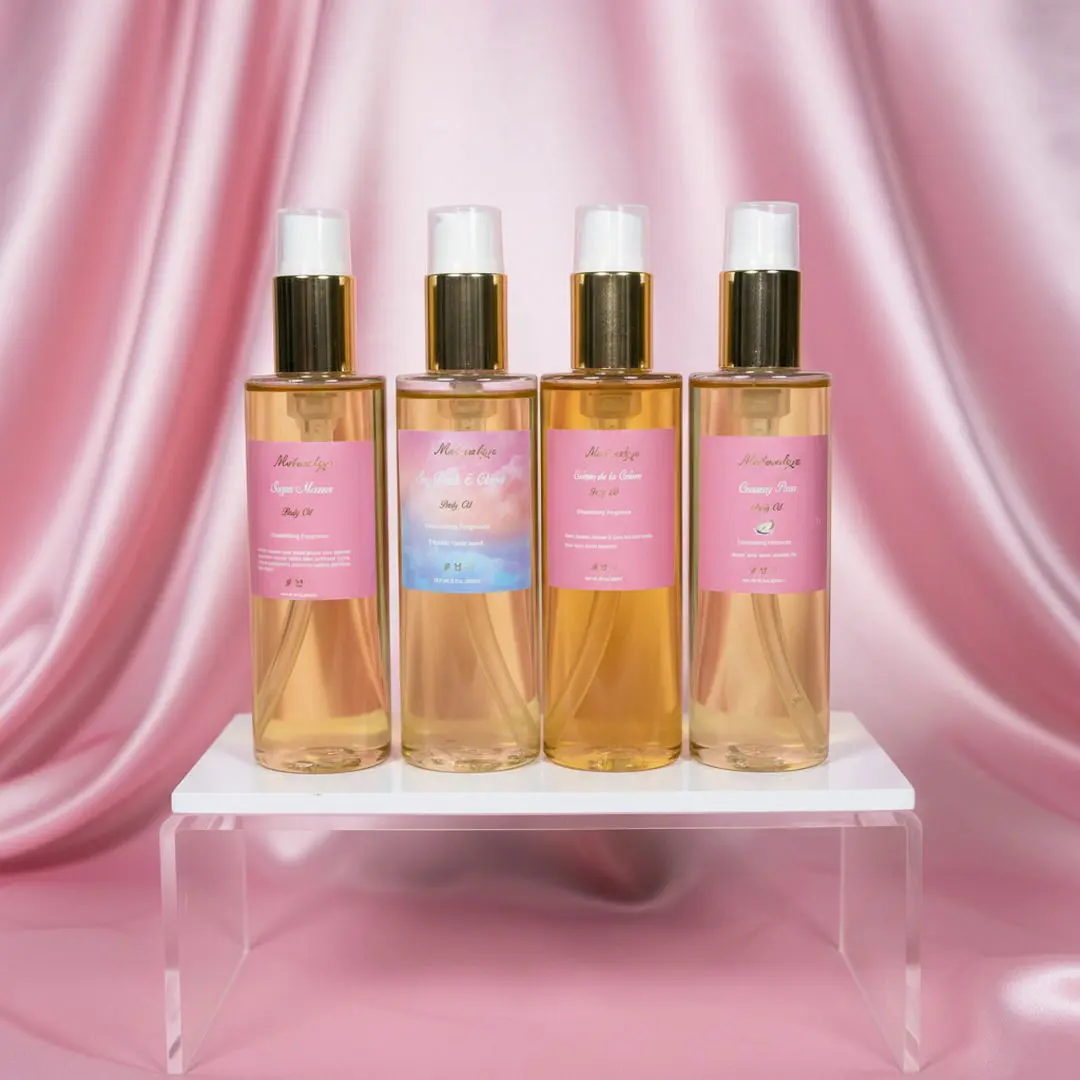 (Pick Scent)  Body Oil - Apricot Blend, 200ml/200g, Moisturizing Plant Nourishing Skin Repair, US Made, Soft & Supple Glow
